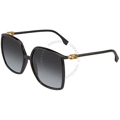 fendi 58mm gradient square sunglasses|Fendi Sunglasses for Women .